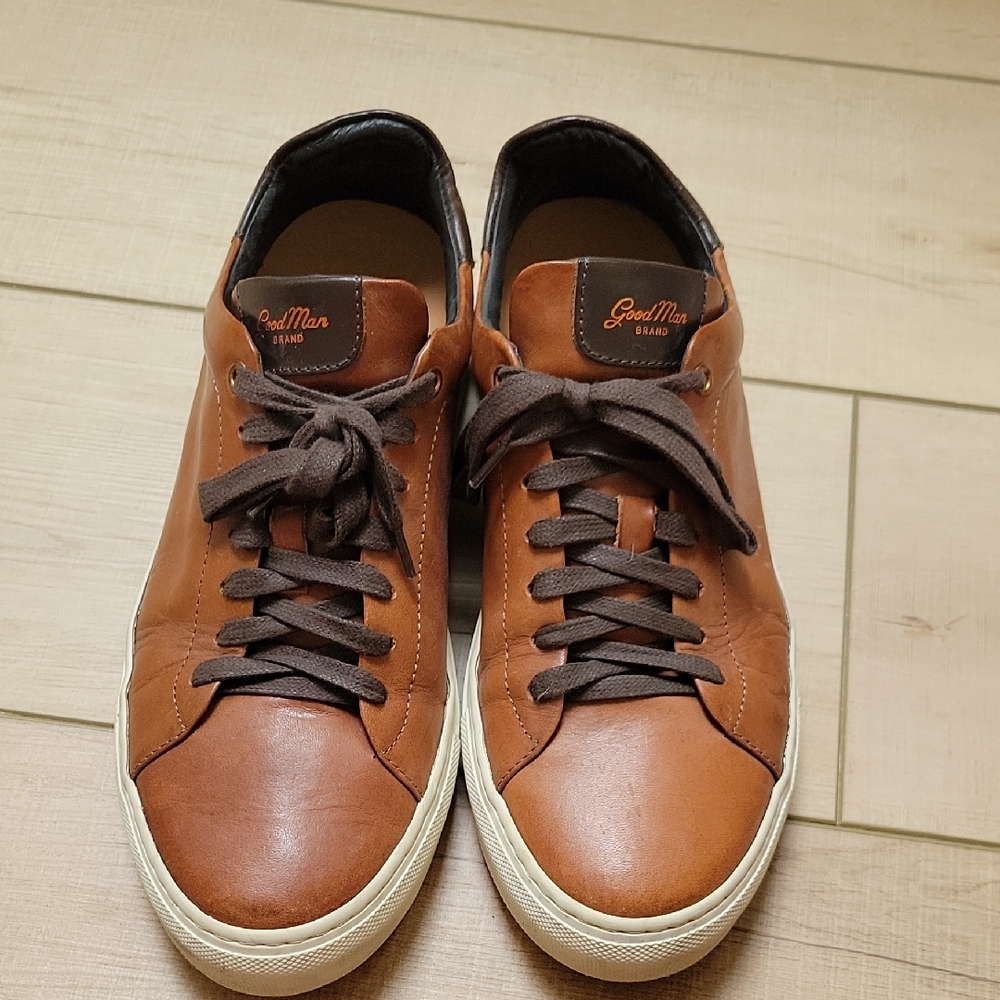 Good Man Brand Tan Leather Sneakers
